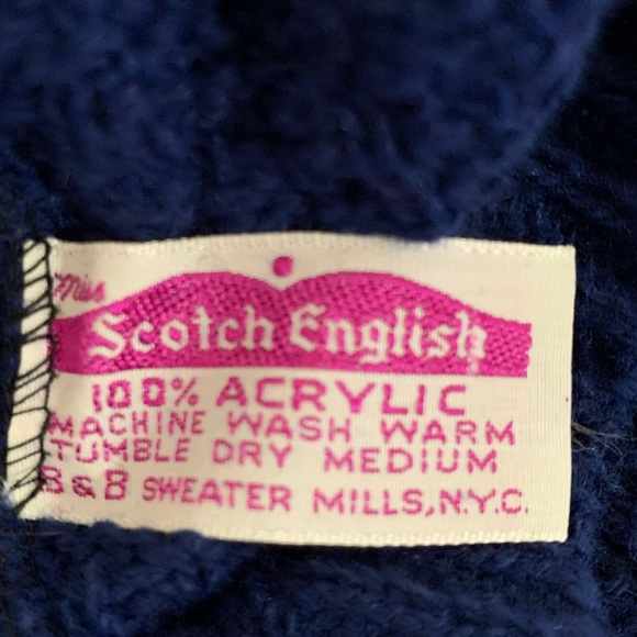 *NWT* Vintage Miss Scotch English Sweater - Picture 7 of 9